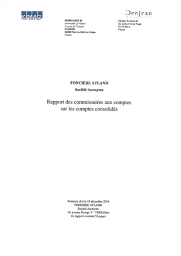 Thumbnail Atland SAS Financial Statement 2014