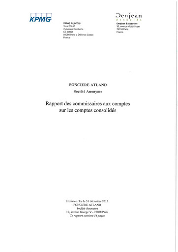 Thumbnail Atland SAS Financial Statement 2015