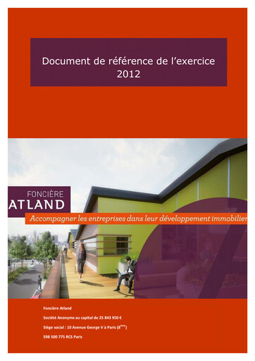 Thumbnail Atland SAS Universal Registration Document 2012