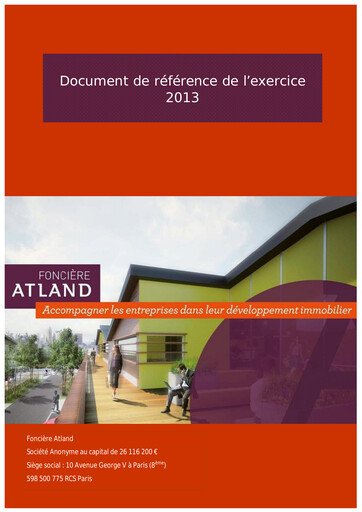 Thumbnail Atland SAS Universal Registration Document 2013