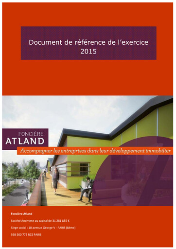 Thumbnail Atland SAS Universal Registration Document 2015