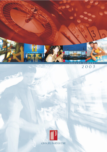 Thumbnail Groupe Partouche Annual Report 2003
