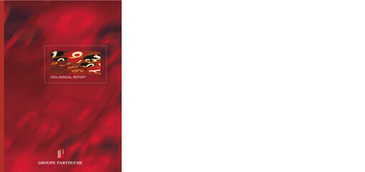 Thumbnail Groupe Partouche Annual Report 2004
