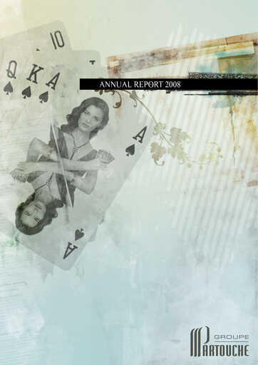 Thumbnail Groupe Partouche Annual Report 2008