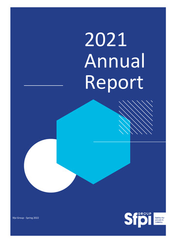 Thumbnail Groupe SFPI Annual Report 2021