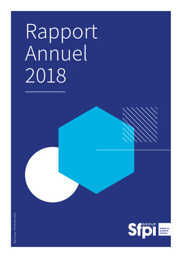 Thumbnail Groupe SFPI Annual Report 2018