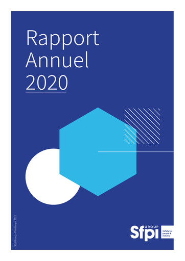 Thumbnail Groupe SFPI Annual Report 2020
