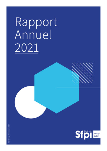 Thumbnail Groupe SFPI Annual Report 2021