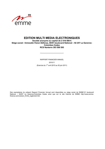 Thumbnail Groupe SFPI Financial Report 2010-2011