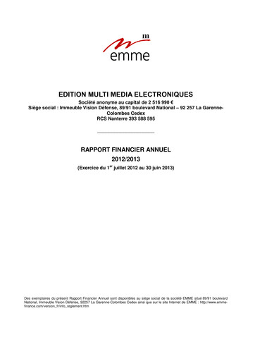 Thumbnail Groupe SFPI Financial Report 2012-2013