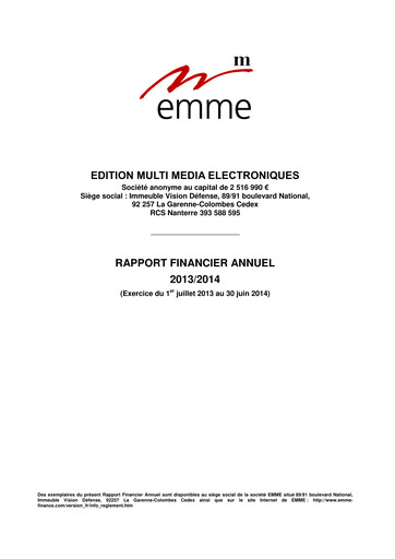 Thumbnail Groupe SFPI Financial Report 2013-2014