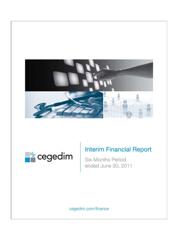 Thumbnail Cegedim SA Half-year Report 2011-h1