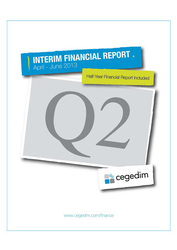 Thumbnail Cegedim SA Half-year Report 2013-h1