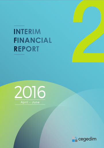 Thumbnail Cegedim SA Half-year Report 2016-h1