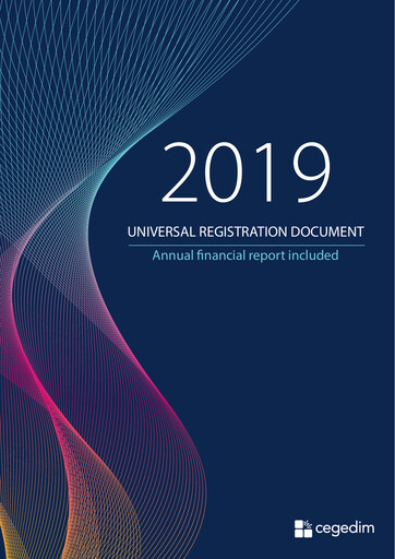 Thumbnail Cegedim SA Universal Registration Document 2019