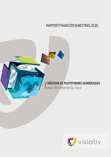 Miniature Visiativ SA Rapport semestriel 2020-h1