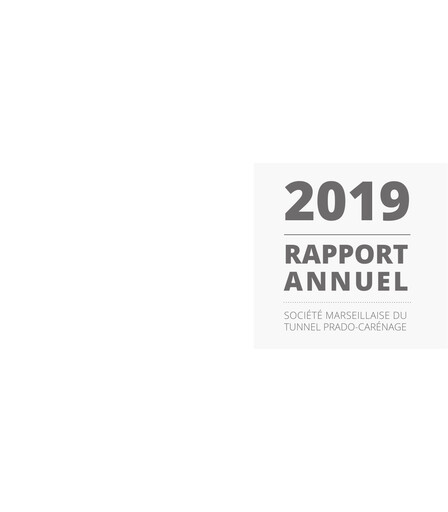 Thumbnail Société Marseillaise du Tunnel Prado-Carénage Annual Report 2019