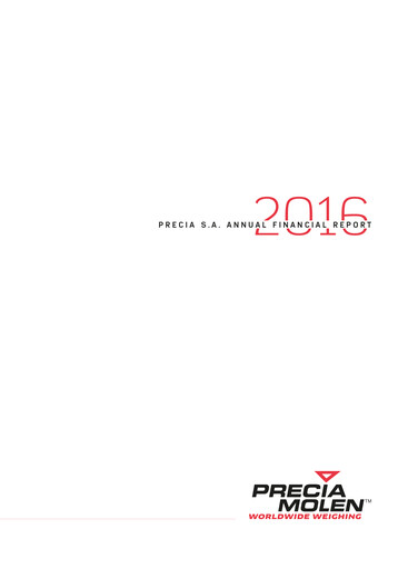 Thumbnail Precia S.A. Financial Report 2016