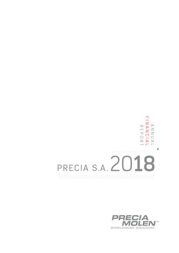 Thumbnail Precia S.A. Financial Report 2018
