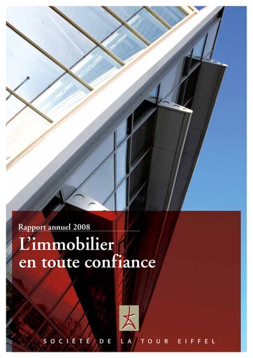 Thumbnail Société de la Tour Eiffel Annual Report 2008