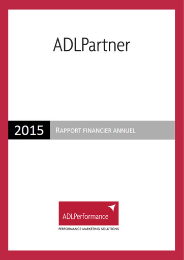 Miniature ADLPartner (Dékuple) Rapport financier 2015