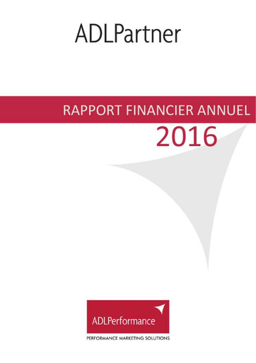 Miniature ADLPartner (Dékuple) Rapport financier 2016
