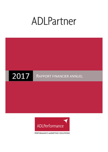 Miniature ADLPartner (Dékuple) Rapport financier 2017