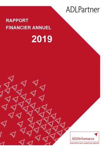 Miniature ADLPartner (Dékuple) Rapport financier 2019