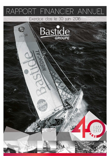 Thumbnail Bastide Le Confort Médical Annual Report 2016