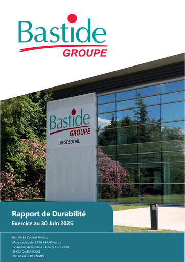 Miniature Bastide Le Confort Médical Rapport de durabilité 2025
