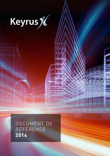 Thumbnail Keyrus Universal Registration Document 2014