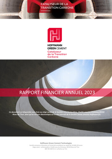 Thumbnail Hoffmann Green Cement Technologies Financial Report 2023