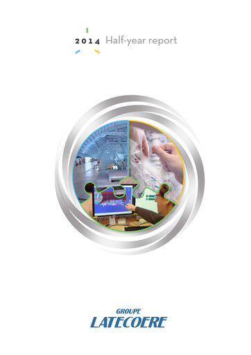 Thumbnail Latécoère S.A. Half-year Report 2014-h1