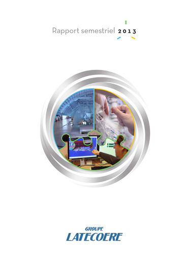 Thumbnail Latécoère S.A. Half-year Report 2013-h1