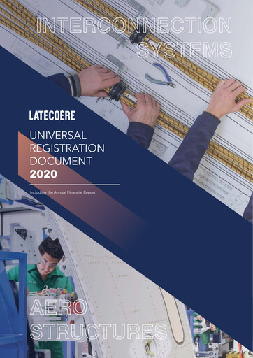 Thumbnail Latécoère S.A. Universal Registration Document 2020
