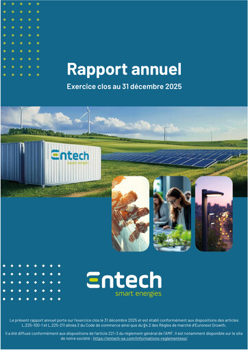 Miniature Entech SA Rapport annuel 2025