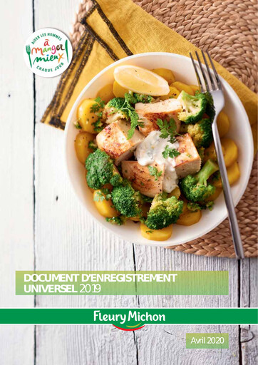 Miniature Fleury Michon Document d'enregistrement universel 2019