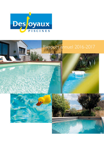 Thumbnail Piscines Desjoyaux Annual Report 2016-2017