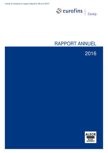 Thumbnail Eurofins-Cerep Annual Report 2016