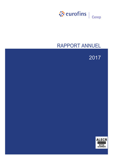 Thumbnail Eurofins-Cerep Annual Report 2017