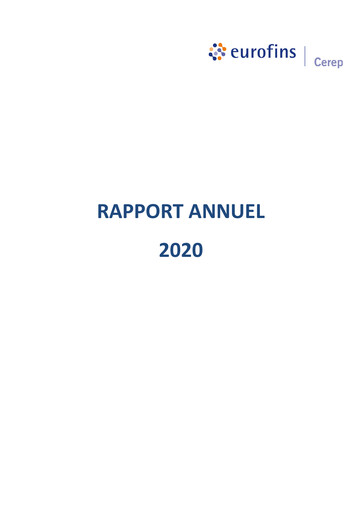 Thumbnail Eurofins-Cerep Annual Report 2020