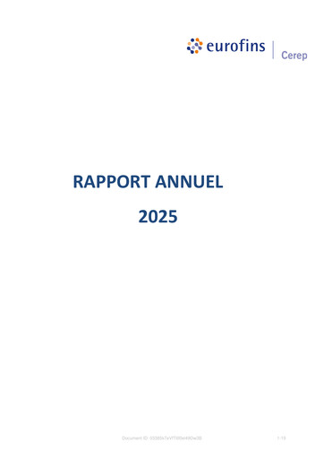 Thumbnail Eurofins-Cerep Annual Report 2025