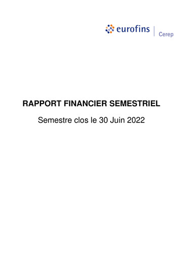 Thumbnail Eurofins-Cerep Half-year Report 2022-h1