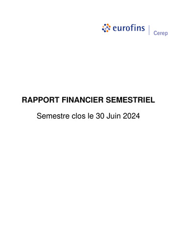 Thumbnail Eurofins-Cerep Half-year Report 2024-h1