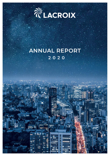 Thumbnail LACROIX Group SA Annual Report 2020