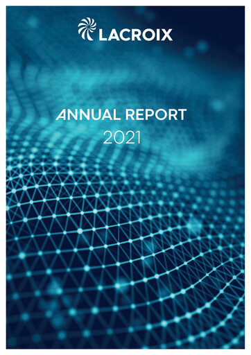 Thumbnail LACROIX Group SA Annual Report 2021