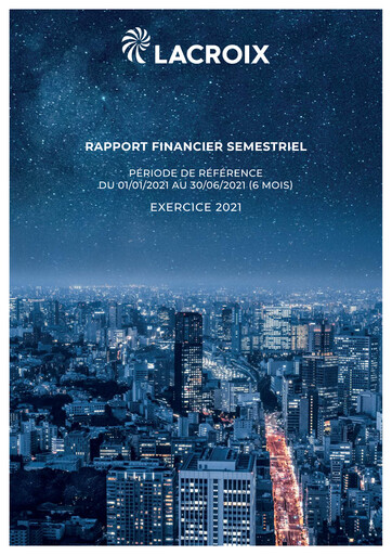 Thumbnail LACROIX Group SA Half-year Report 2021-h1