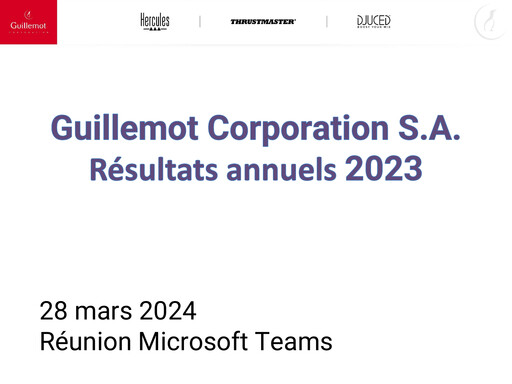 Vorschaubild Guillemot Corporation Finanzbericht 2023
