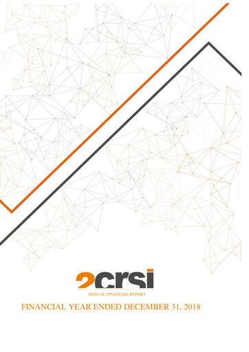 Thumbnail 2CRSI Financial Report 2018