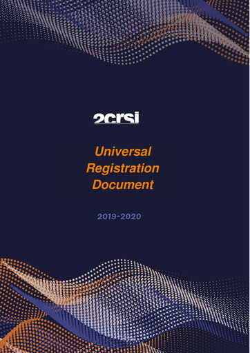 Thumbnail 2CRSI Universal Registration Document 2019-2020